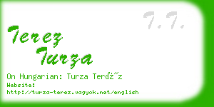 terez turza business card